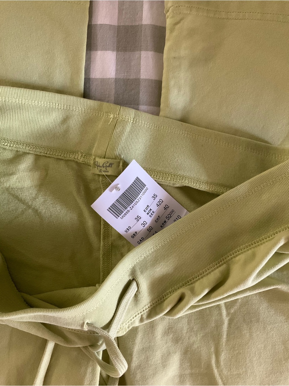 Brandy Melville Light Chartreuse Lime Green Hilary Yoga Pants - Picture 2 of 4